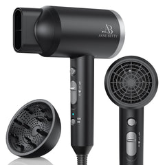 ANNE BETTY secador ionico con difusor para rizos definidos y menos frizz.