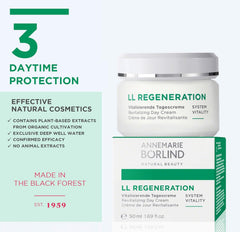 ANNEMARIE BÖRLIND LL REGENERATION vitamina E y karité en la fórmula.