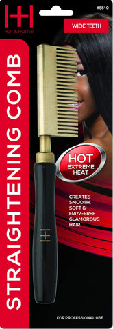 Annie Hot & Hotter con dientes anchos para desenredar cabello grueso sin tirones.