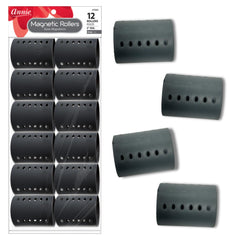 Annie rodillos magneticos 2 pulgadas gris uso diario para estilo