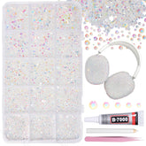 AnoleAir kit de cristales AB, 12000 piezas, para proyectos creativos y bedazzling