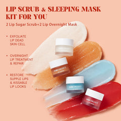 ANRCOLLECT mascarilla de labios nocturna para hidratación profunda