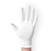ANSMIO guantes de algodón, dos pares, para humectación nocturna suave de manos secas.