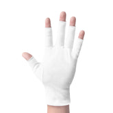 ANSMIO guantes de algodón con dos pares para hidratación de manos