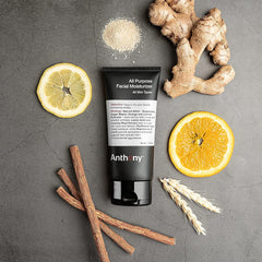 Anthony hidratante facial, fórmula natural con vitaminas A, C y E para defensa antioxidante.