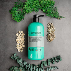Anthony hombre cabello hidratado gracias a alga marina y extractos nutritivos.