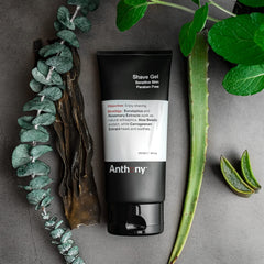Anthony Shave Gel se desliza suave, ideal para piel sensible.
