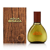 Antonio Puig Agua Brava: botella frontal, aroma herbáceo para noches especiales.