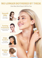 AnWoor barra cera pelo: brillo natural y acabado suave sin grasa.