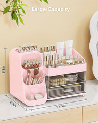 Anylady estante maquillaje diseño elevado ofrece estética y fácil limpieza