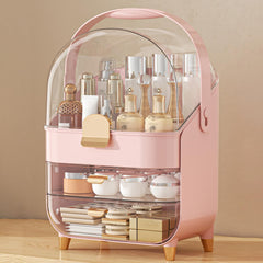 Anylady organizador de maquillaje con contador de tres niveles para mejorar la organización