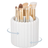 Anyoifax 360 giro brochas maquillaje: organizador práctico para guardar brochas en la mesa.