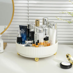 Joyero de belleza Anyoifax en tocador, almacena perfumes y maquillaje de forma ordenada.