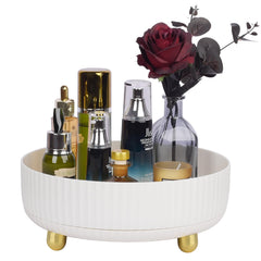 Organizador giratorio 360° de Anyoifax para cosméticos, acceso rápido a tus productos.