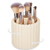 Anyoifax soporte maquillaje 360 giro, exhibe brochas de forma organizada y accesible.