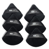 AOA Studio Velvet Puffs: conjunto de 6 esponjas de terciopelo para base y polvo.