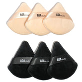 AOA STUDIO Velvet Puffs: juego de 6 borlas para retoques suaves y uniformes.