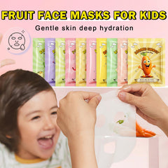 AOAZXBB mascarilla fruta uva para niños, nutrición ligera
