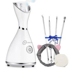 AOEDEO vaporizador nano-iónico para rostro con niebla cálida y limpieza facial.