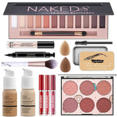 AOLIKOKO kit maquillage 12 couleurs ombres à paupières, palette polyvalente pour des looks variés.