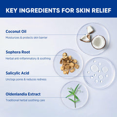 Aplicación en cuero cabelludo con AOSORW crema foliculitis