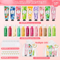 Bálsamo labial de Aottom, set de 12, humectación duradera