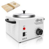 Calentador de cera AOWOSA con pote grande 600 ml, ideal para salones.