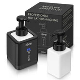 AOWOSA máquina espuma caliente, vista frontal, para un afeitado cómodo y lujoso.