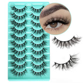 Pestañas APCYUST con efecto ojo de gato natural para un look suave.