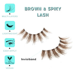 Pestañas APCYUST 14 mm brindan volumen suave para uso diario.
