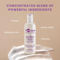 Aphogee Keratina 2 Minutos - cabello color protegido y con brillo.