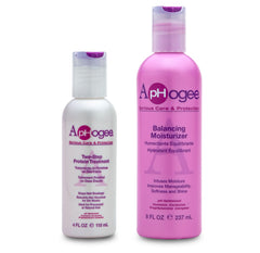 Aphogee tratamiento proteína dos pasos de 4 oz para cabello dañado y con aspecto saludable.