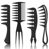 Aphrordity peine cola triple dientes para dividir el cabello con precisión.