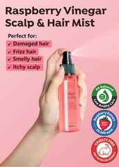 A'PIEU Vinagre de Frambuesa para Cabello brillo y control del frizz