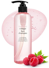 A’PIEU champú frambuesa vinagre, botella vertido, aroma fresco y cuidado suave para el cabello.