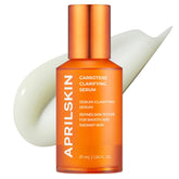 APRILSKIN Carrotene Serum en bote para aplicación suave y calmante.