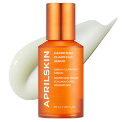 APRILSKIN Carrotene Serum en bote para aplicación suave y calmante.