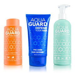 AQUA GUARD Protección Pre-nado: crema que crea barrera para el cabello frente al cloro.