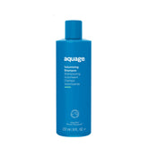 Aquage Champú Voluminizador: bote vertido para un lavado suave y revitalizante.