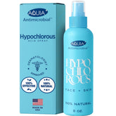 Aquia hipocloroso cara, spray facial antimicrobiano para limpieza suave