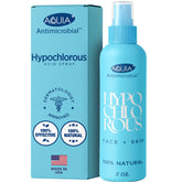 Aquia Spray de ácido hipocloroso, botella frontal para limpieza facial suave.