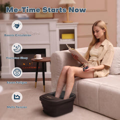 Aqvesane control remoto: ajuste de temperatura y temporizador para comodidad.