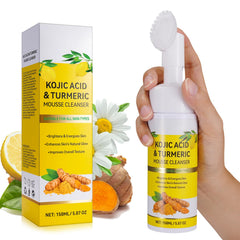 A r b c r n Turmeric Cleansing Mousse, textura espumosa para limpieza suave y efectiva