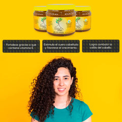 Arbol Verde gel de linaza, textura ligera para peinado diario
