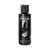 ARCTIC FOX Transylvania, botella coloración: intensidad negra con matiz azulado para cabello vibrante.