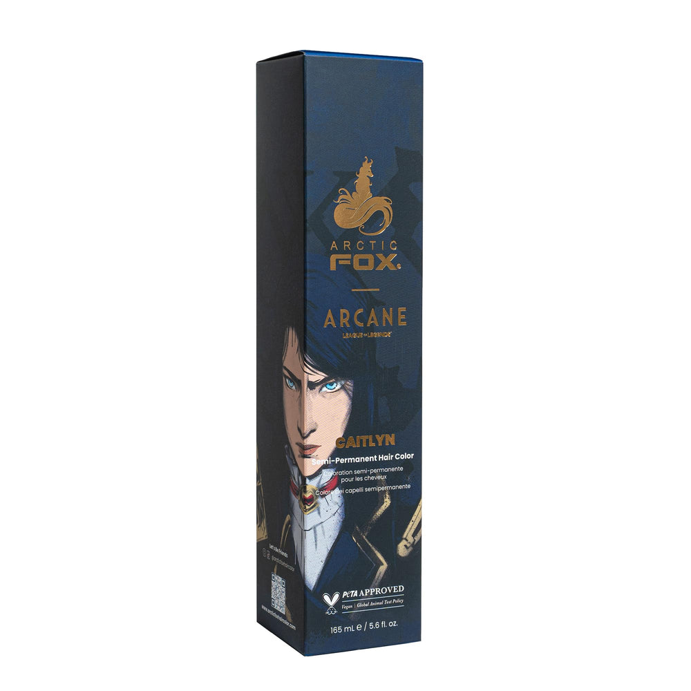 ARCTIC FOX x Arcane, botella de tintura navy: tono intenso y duradero.