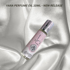 Fondo de Yara: vainilla, sándalo y almizcle para un toque cálido y duradero.