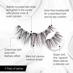 Ardell 3D Faux Mink Pestañas 858 fibras suaves para tacto natural