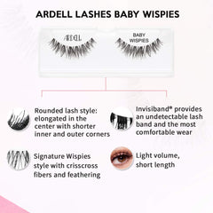 Ardell Baby Wispies: aplicación cómoda gracias a la banda invisible