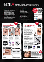 Ardell Demi Wispies Negro, empaque reutilizable para almacenar las pestañas.